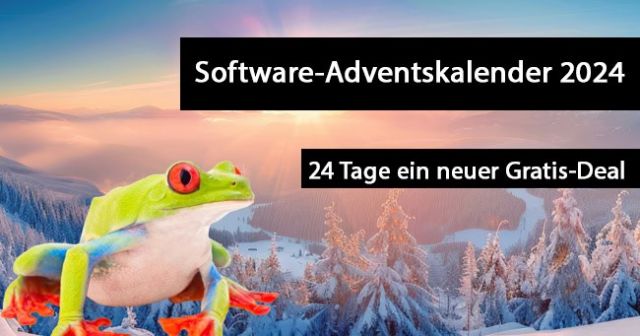 Kostenlose Software-Vollversionen im SnapFrog Adventskalender 2024